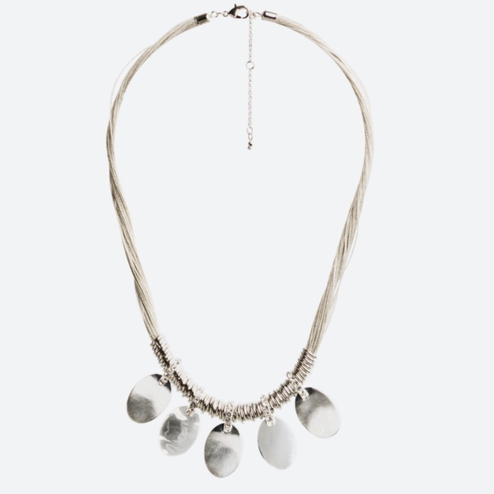 Izzie Crystal Corded Statement Necklace